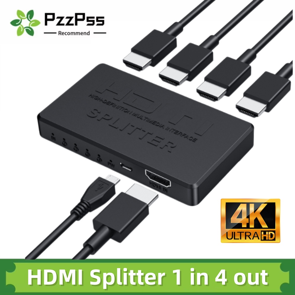 Esports Gaming Hub - 4x1 HDMI-compatible Video Switcher HD 4K