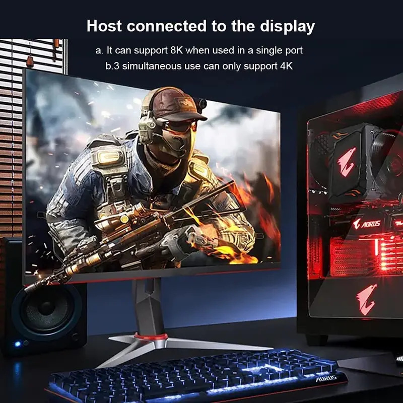 MST DisplayPort Splitter 1 in  - Esports Gaming Hub review and price