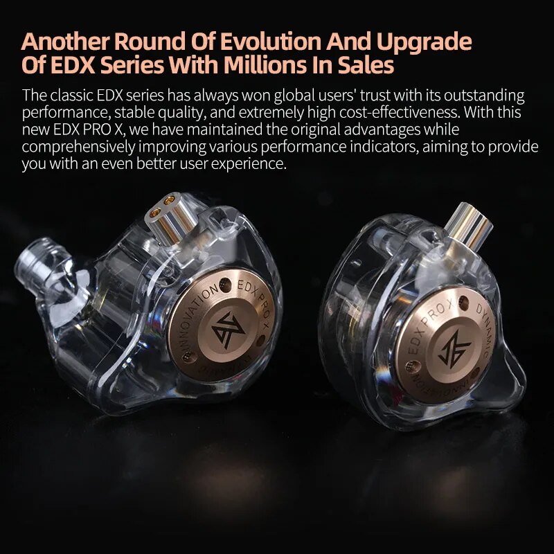 KZ EDX PRO X Wired Earphones H - Esports Gaming Earbuds review and price