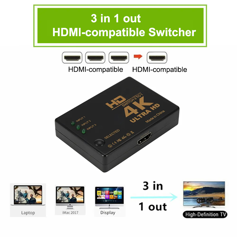3 in 1 HDMI-compatible Switch  - Esports Gaming Hub review and price