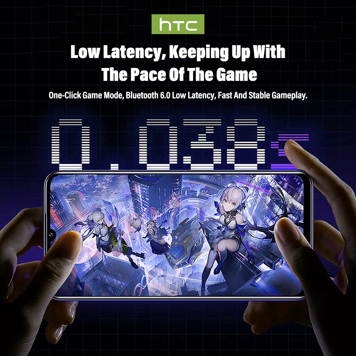 HTC NE70 Bluetooth V6.0 Headph - Esports Gaming Earbuds review and price