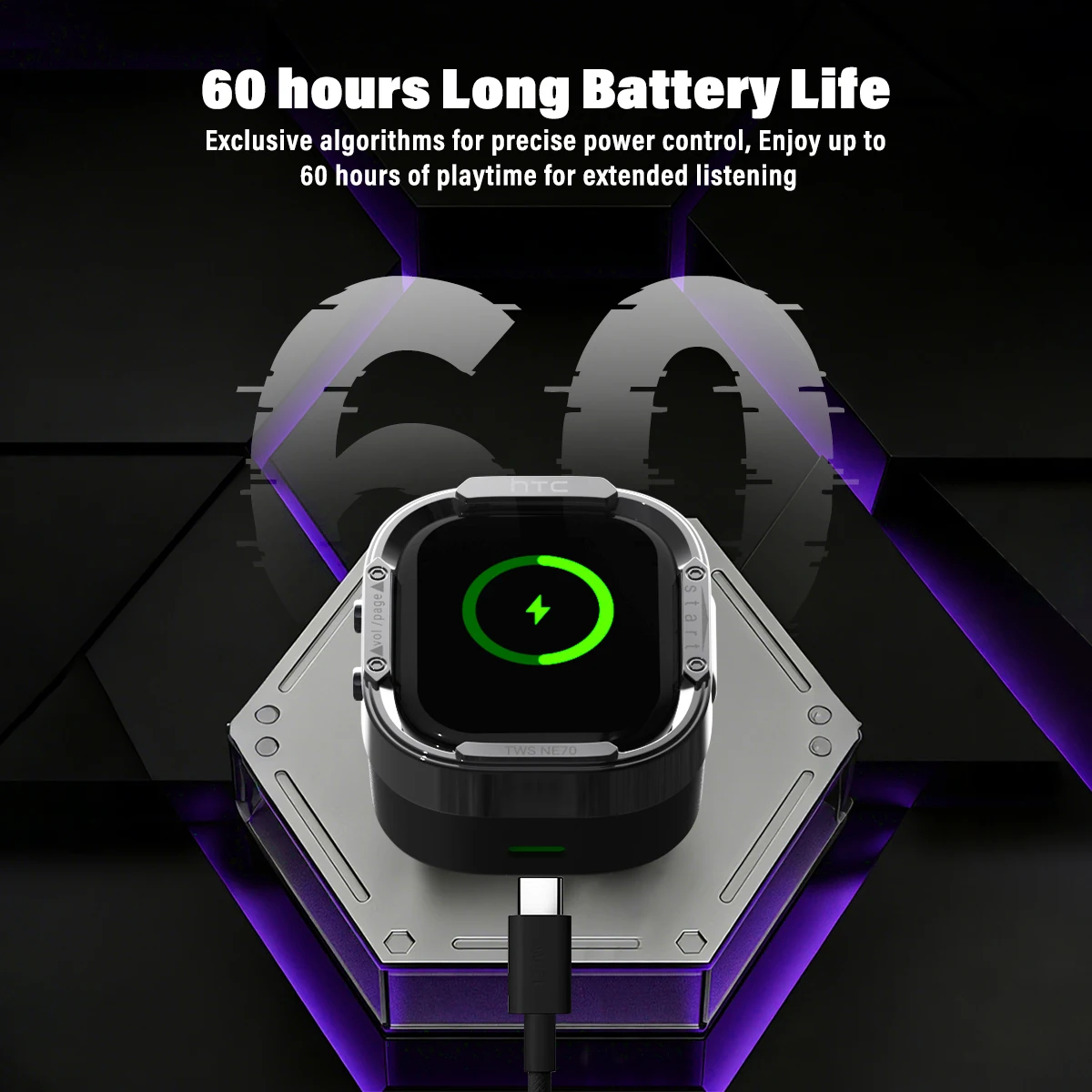 HTC NE70 Bluetooth V6.0 Headph - Esports Gaming Earbuds review and price