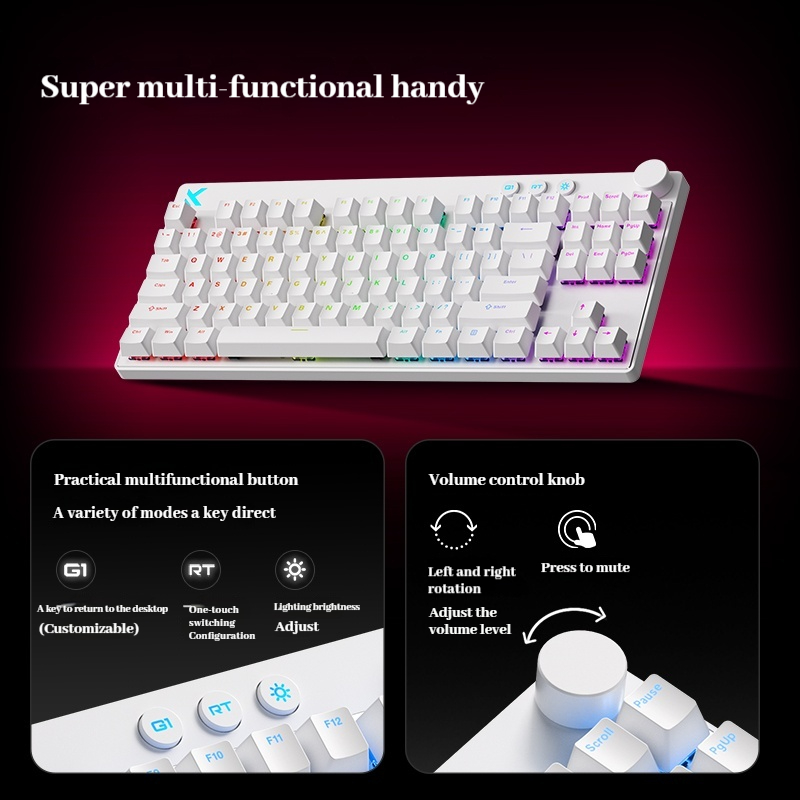 Mchose Mix 87 Magnetic Axis Es - Esports Gaming Events review and price