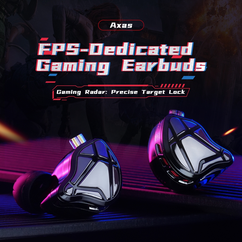  KZ Axas FPS Gaming IEM Headp - Esports Gaming Earbuds review and price